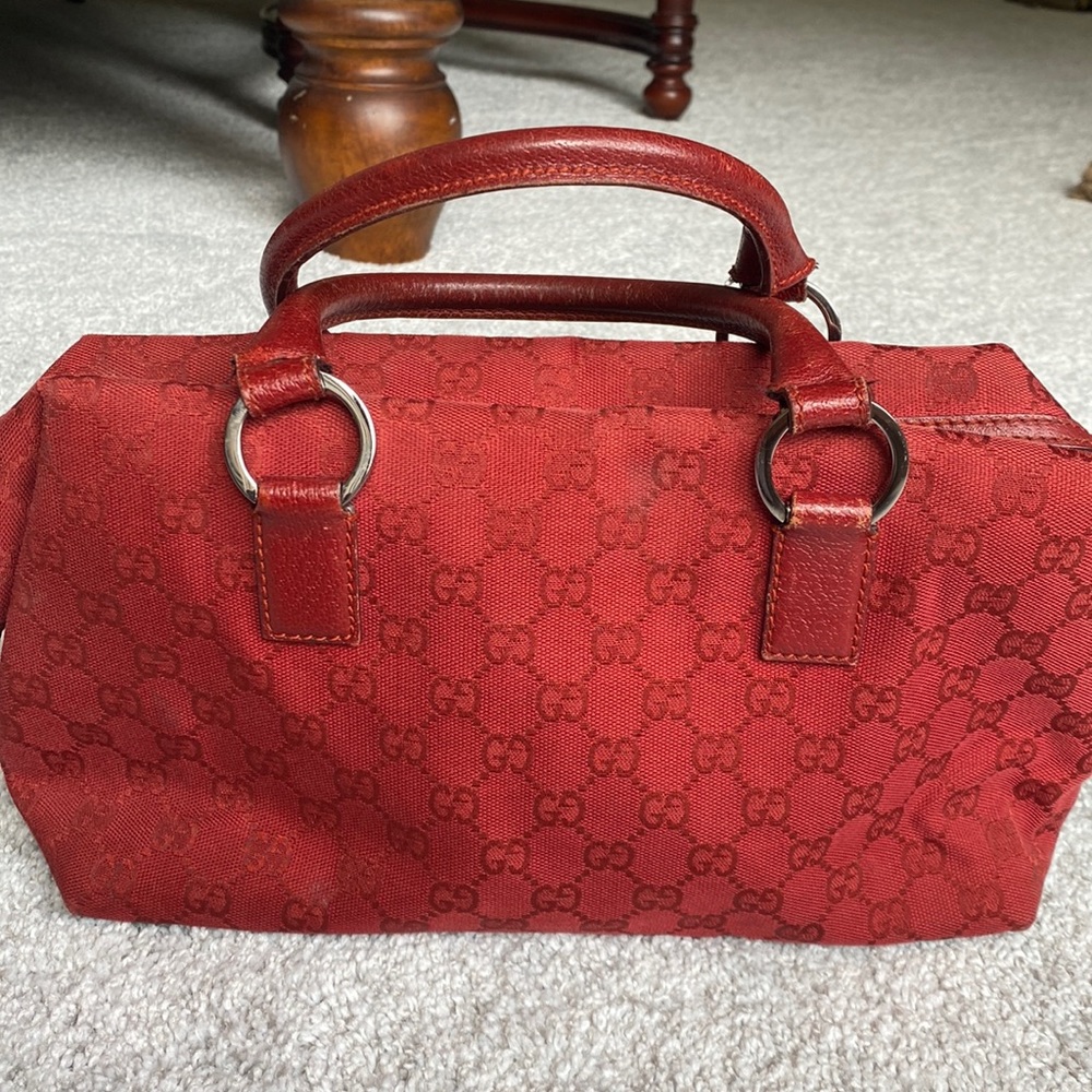 Vintage Red Gucci Bag